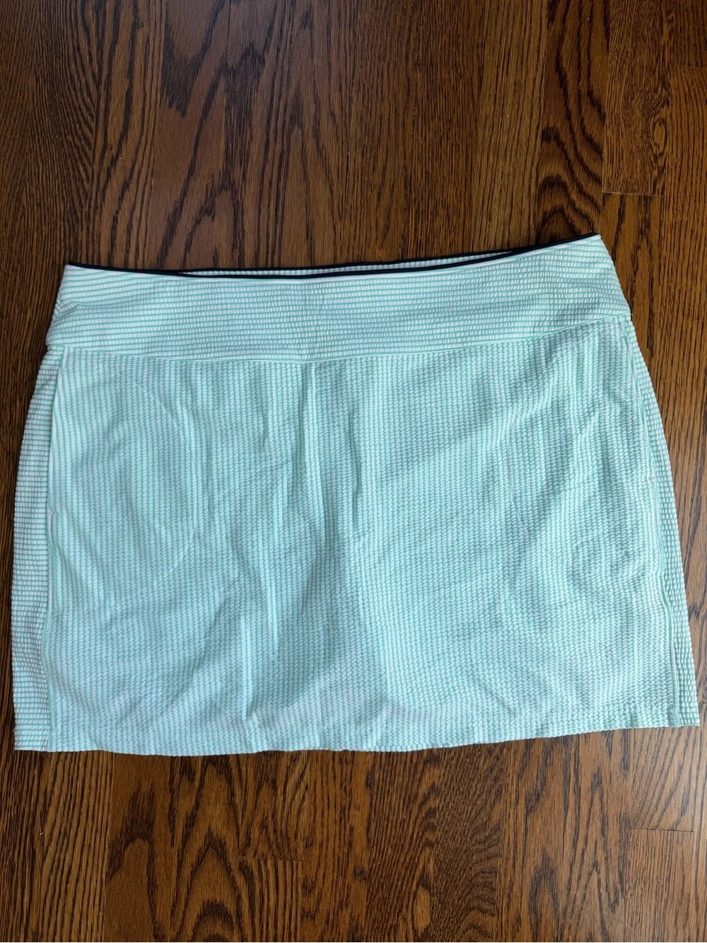 Fairway & Greene Mint Green Striped Exercise Golf Skort Size XL